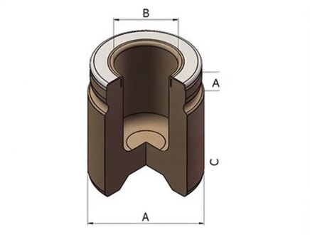 Поршень суппорта ERT 151491-C