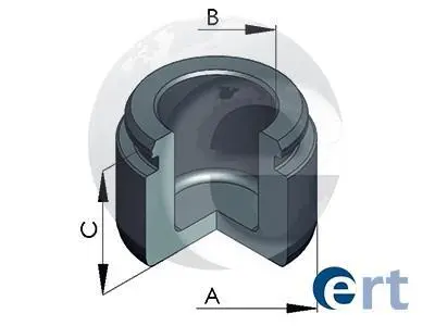 Поршень суппорта 1 ШТ - BMW 1 2010-, 2 2013-, 3 2011-2015, 4 2013-2015, JEEP GRAND 2010- ERT 151538-C (фото 1)