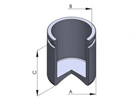 Поршень суппорта ERT 151578-C