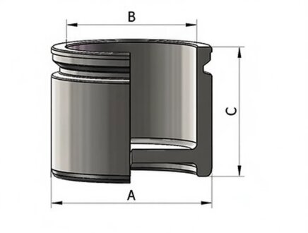 Поршень суппорта ERT 151630-C