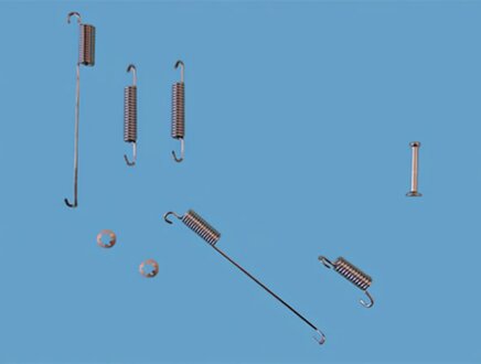 Монтажний к-кт гальмівних колодок FIAT BRAVA 1995-2002, BRAVO 1995-2014, PANDA 2003-2009, PUNTO 1993-20 -ua ERT 310003