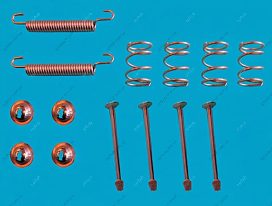 Монтажный к-кт тормозных колодок OPEL HAND BRAKE ERT 310014 (фото 1)