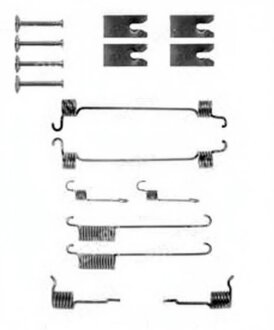 Монтажний к-кт гальмівних колодок FORD ESCORT 1995-2000, FIESTA 1991-2003, MONDEO 1993-2000, 1989-1995 -ua ERT 310047