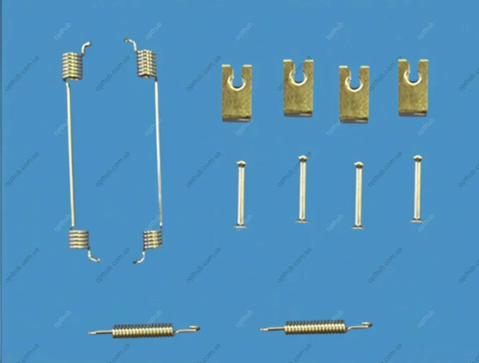 Монтажный к-кт тормозных колодок FORD FIESTA 1995-2010, FUSION 2002-2012, KA 2003-2008, STREET 2003-20 ERT 310054 (фото 1)