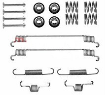 Монтажний к-кт гальмівних колодок SMART CITY- 1998-2004, CROSSBLADE 2002-2003, FORTWO 2004-2012, ROADST -ua ERT 310107