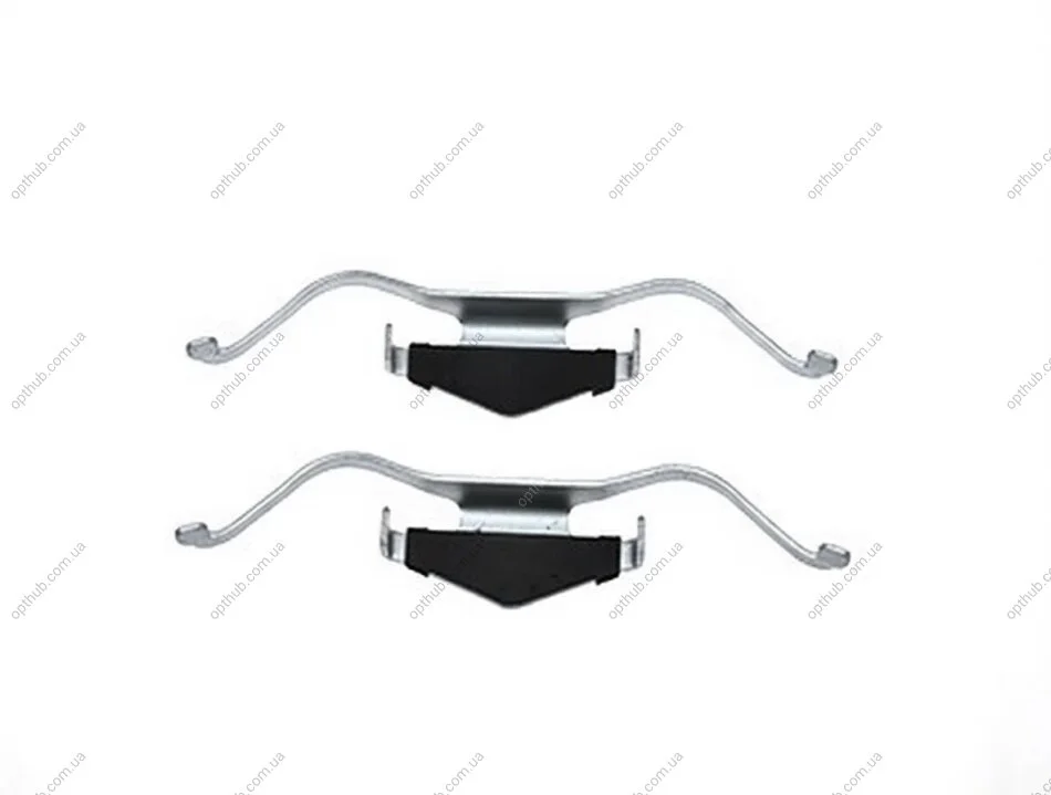 Монтажний к-кт гальмівних колодок FIAT CROMA 2005-, OPEL ASTRA 2004-2014, VECTRA 2002-2008, ZAFIRA 2005 -ua ERT 420102 (фото 1)