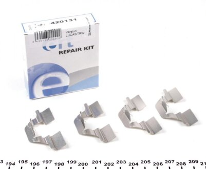 Комплект монтажних колодок ERT 420131