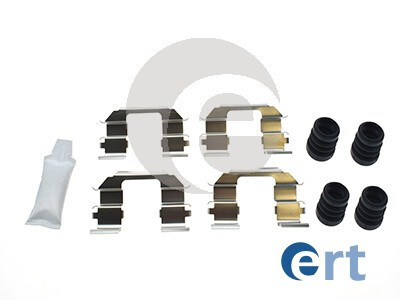 Монтажний к-кт гальмівних колодок CHEVROLET AVEO 1.2 1.4 05-,SPARK 2010- -ua ERT 420180