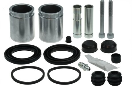 Ремкомплект супорта (частини супорта, ущільнювачі) 401654 + 410101, SUPER KIT: ПОРШЕНЬ+НАПРАВЛЯЮЧІ+УЩІЛ -ua ERT 440041