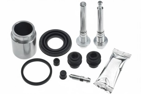 Ремкомплект супорта (частини супорта, ущільнювачі) 401680 + 410190, SUPER KIT: ПОРШЕНЬ+НАПРАВЛЯЮЧІ+УЩІЛ -ua ERT 440458