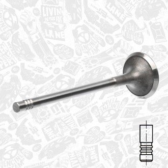 Випускний клапан ET ENGINETEAM VE0131