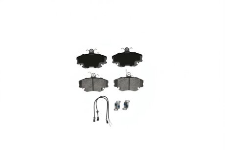 Колодки гальмівні дискові (комплект 4 шт) EUROREPAR 1617250880