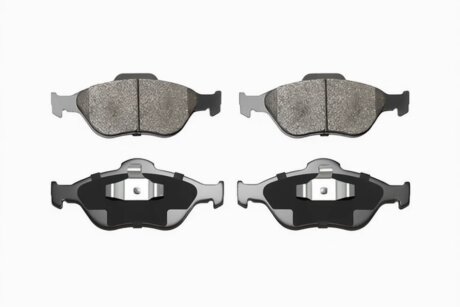 Колодки гальмівні дискові (комплект 4 шт.).)) EUROREPAR 1617256180