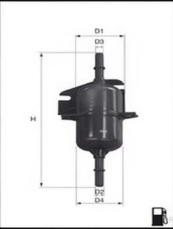 Фильтр топливный EUROREPAR 1643631380