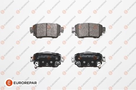 Колодки гальмівні дискові. EUROREPAR 1667816580