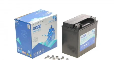 Акумуляторна батарея 12Ah/150A (150x100x100/+L/B0) (AGM) (мото) UA63 EXIDE AGM12-12