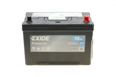 Акумулятор 95Ah-12v Exide PREMIUM (302х171х222), R, EN800 Азія EXIDE EA954