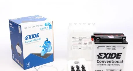 Аккумулятор 12Ah-12v Exide (134х80х160) L, EN165 EXIDE EB12A-A