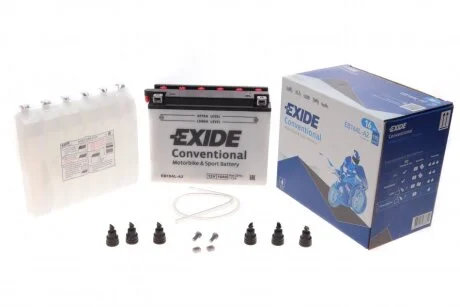 Аккумулятор 16Ah-12v Exide (205х70х162) R, EN175 EXIDE EB16AL-A2