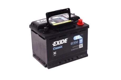 Акумулятор 55Ah-12v Exide CLASSIC (242х175х190), R, EN460 EXIDE EC550
