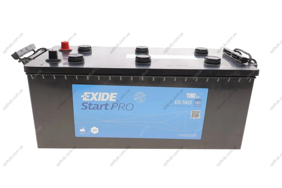 Аккумулятор 180Ah-12v Exide Start PRO (513х223х223),полярность обратная (3),EN1000 EXIDE EG1803 (фото 1)