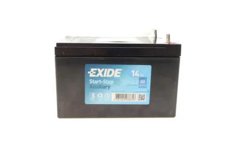 Акумуляторна батарея 14Ah/80A (150x100x100/+L/B0) (Start-Stop AGM/допоміжний) (opt-om) EXIDE EK143