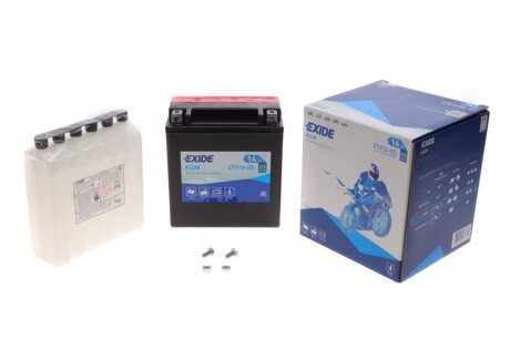 Акумулятор 14Ah 215A EXIDE ETX16-BS