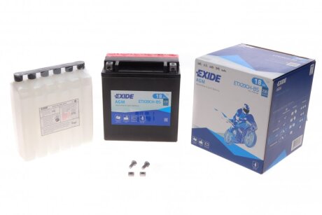 Акумулятор 18Ah 230A EXIDE ETX20CH-BS