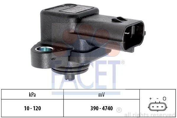 Датчик тиску наддуву Suzuki Grand Vitara II 1.6 (jb416) (05-15) (10.3042) Facet FACET 103042 (фото 1)
