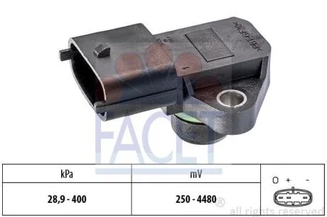 Датчик тиску повітря FACET 10.3249