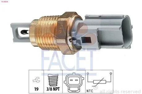 Датчик температуры воздуха Ford Tourneo connect 1.8 tdci (02-13) (10.4004) Facet FACET 104004