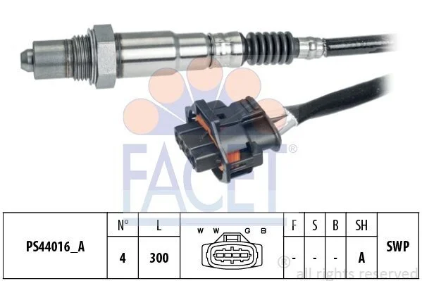 Датчик кислорода (лямбда-зонд) Opel Corsa III 1.0 (06-14) (10.8267) Facet FACET 108267 (фото 1)