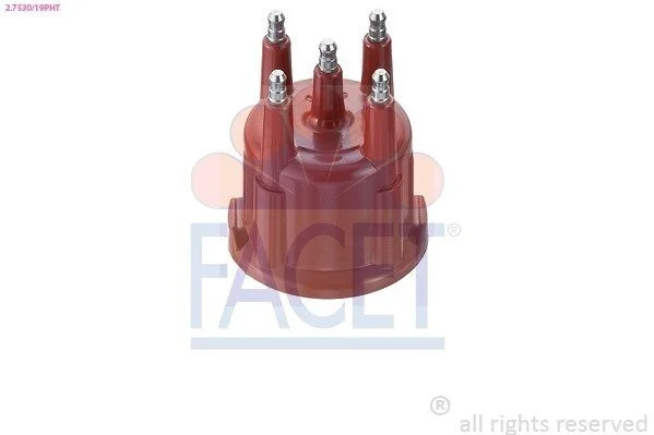 Кришка розподільника запалювання Kadett E/Astra F/Vectra A 1.4-1.6i (2.7530/19PHT) Facet FACET 2753019PHT (фото 1)