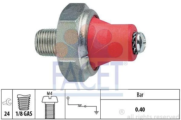 Датчик тиску оливи Subaru Forester, Impreza, Outback (08-) 2.0i, 2.5i (7.0014) Facet FACET 70014 (фото 1)