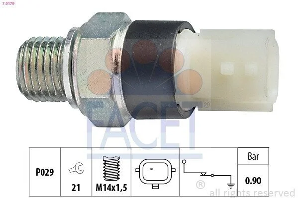Датчик тиску мастила Clio 1.2 16V (05-) Facet FACET 70179 (фото 1)