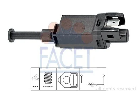 Датчик стоп-сигналу A3/Leon/Octavia/Golf/T4 1.4-2.8TDI -10 (7.1055) Facet FACET 71055