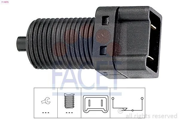 Датчик стоп-сигналу Clio/Laguna//Safrane/Trafic/ Volvo S40 1.0-3.0 88- (7.1075) Facet FACET 71075 (фото 1)