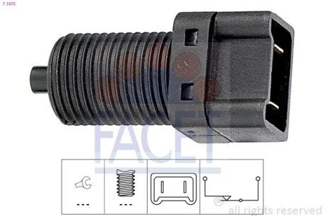 Датчик стоп-сигналу Clio/Laguna//Safrane/Trafic/ Volvo S40 1.0-3.0 88- (7.1075) Facet FACET 71075