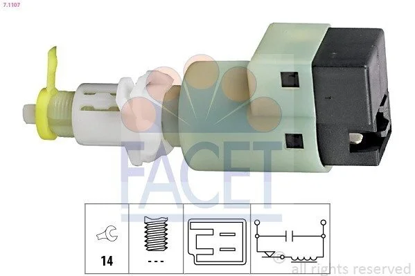 Датчик стоп-сигналу Fiat Albea 1.2 (98-09) (7.1107) Facet FACET 71107 (фото 1)