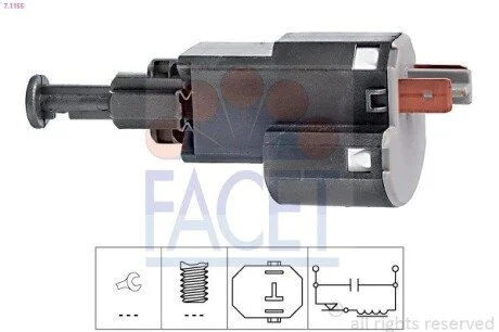 Датчик стоп-сигналу Opel Astra/Vectra (95-) (7.1155) Facet FACET 71155