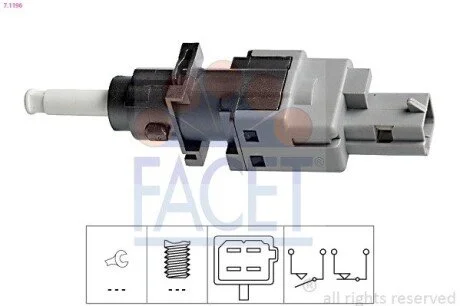 Датчик стоп-сигналу Citroen Jumper / Fiat Ducato / Peugeot Boxer (94-) (7.1196) Facet FACET 71196