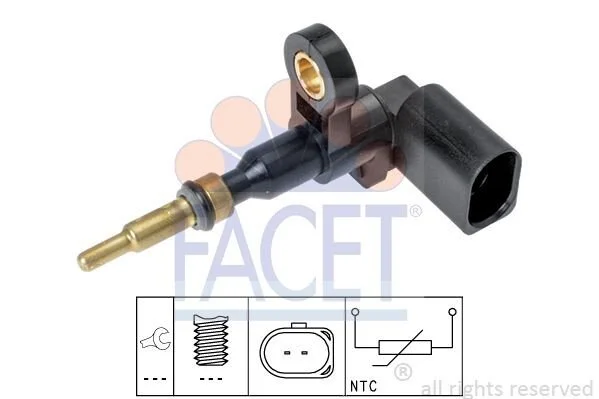 Датчик температури VW Tiguan 2.0d (16-21) (7.3377) Facet FACET 73377 (фото 1)
