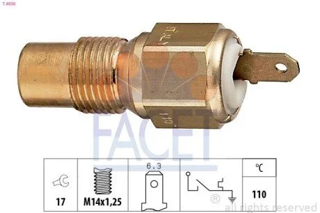 Датчик температури FACET 74030