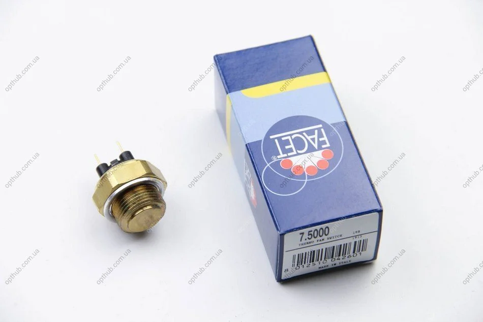 Датчик вмикання вентилятора AUDI 100/ VW PASSAT (32, 32B)/FIAT FIORINO(147)/DAEWOO NEXIA/LADA (7.5000) Facet FACET 75000 (фото 1)