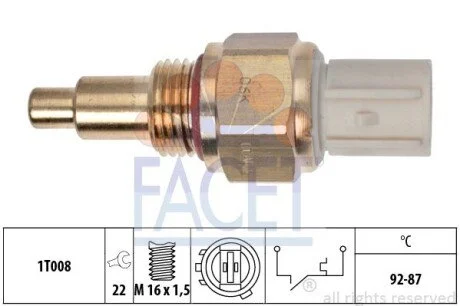 Датчик вмикання вентилятора Rover 600 618 i/si (96-99) (7.5050) Facet FACET 75050