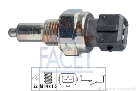 Датчик заднего хода Boxer/Scudo/JUMPY (7.6099) FACET 76099