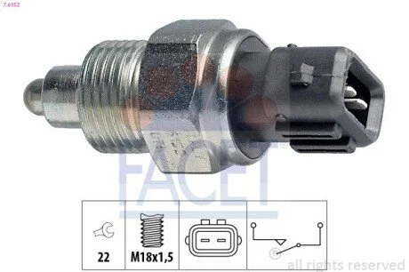 Датчик заднього ходу VW LT 78-98 (7.6152) Facet FACET 76152