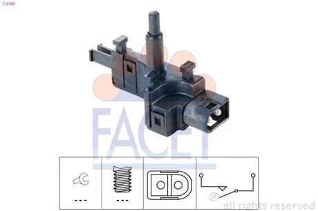 Датчик заднього ходу Mercedes Benz W124/202/210 (88-) (7.6165) Facet FACET 76165