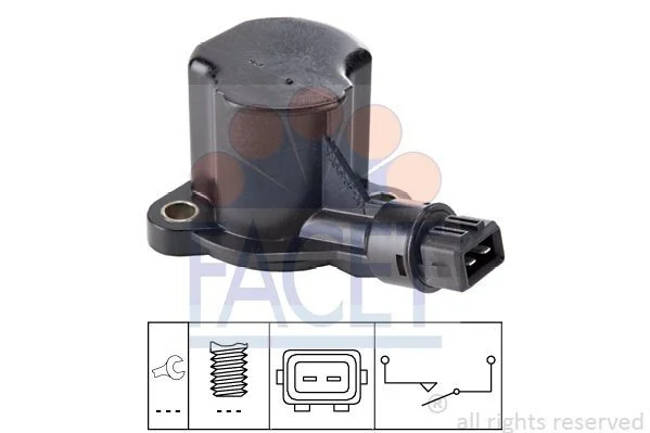 Датчик заднего хода Skoda Octavia/ VW Bora/Caddy/Golf/Passat/Polo 1.4-2.9 88-07 (7.6193) Facet FACET 76193 (фото 1)