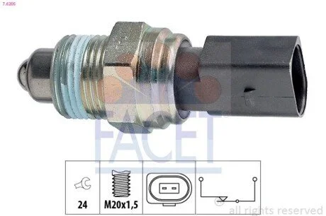 Датчик заднього ходу Golf 97-06/Octavia 99-07 Facet FACET 7.6205